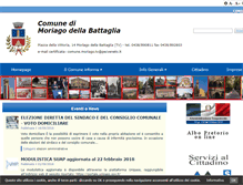 Tablet Screenshot of comune.moriago.tv.it
